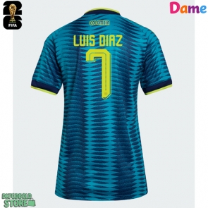 Colombia Luis Diaz #7 Replika Udebanetrøje Dame VM 2026 Kortærmet